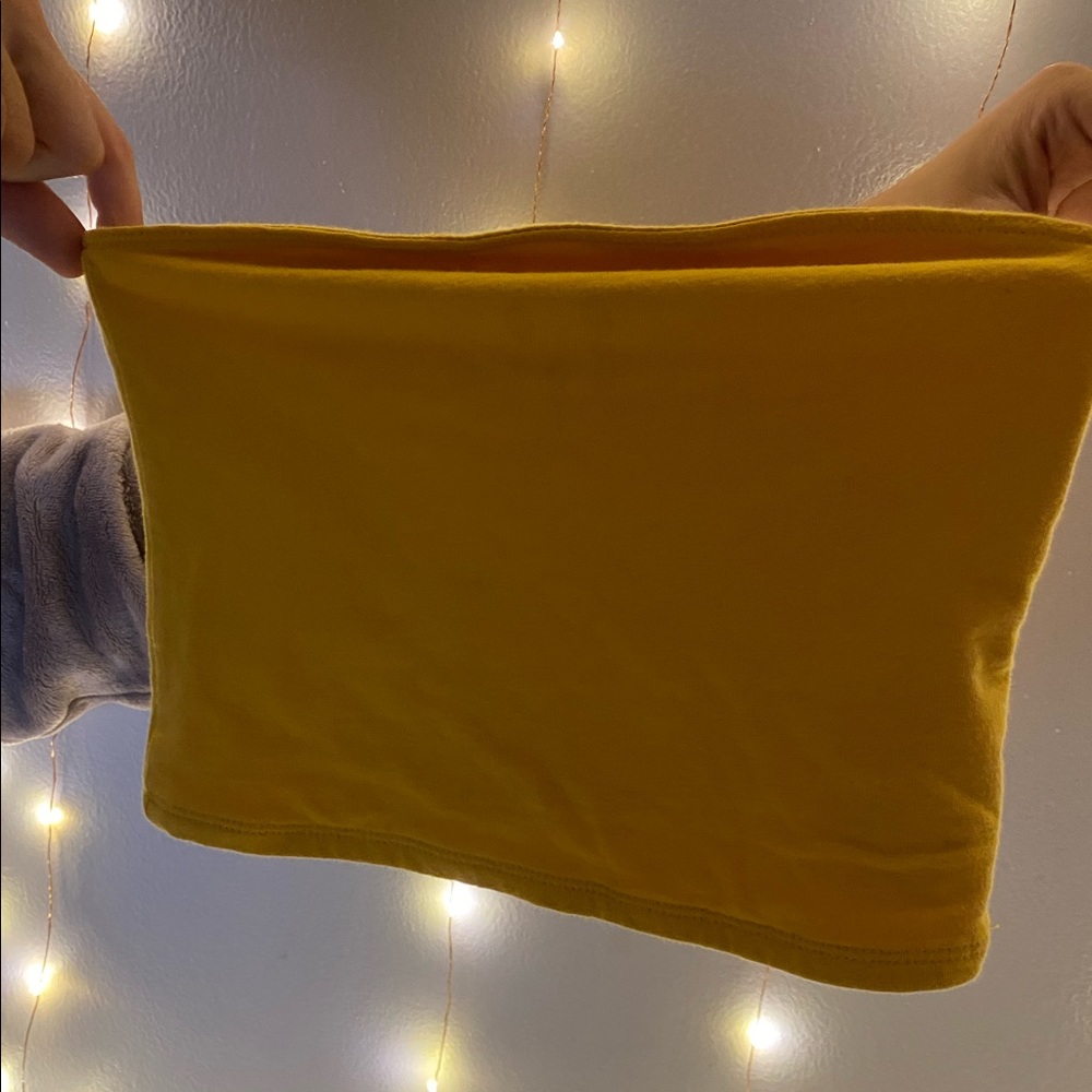 Mustard Yellow Tube Top